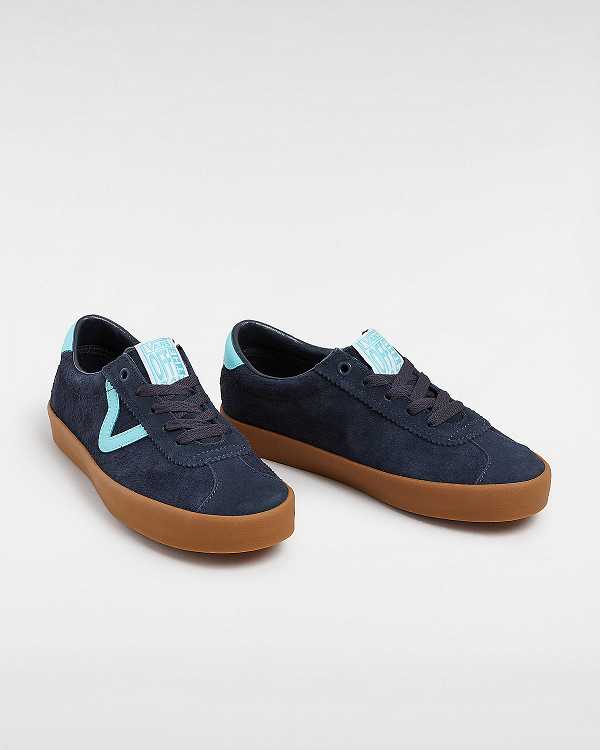 Men Vans Sport Low Sneakers Blue Malaysia | VN7634819