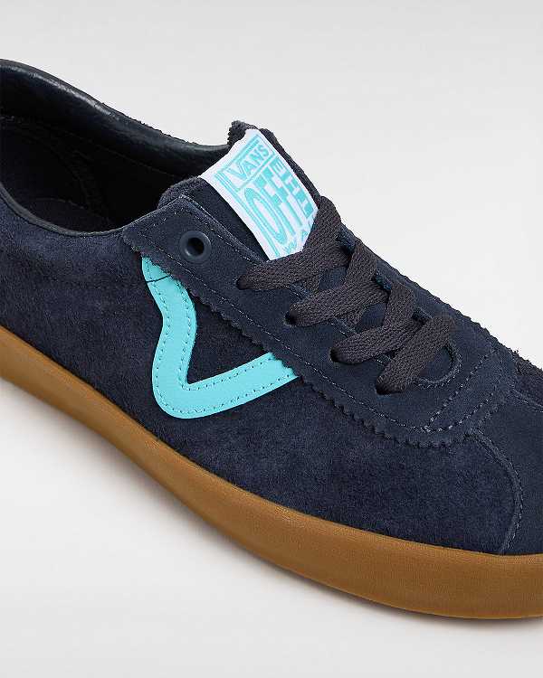 Men Vans Sport Low Sneakers Blue Malaysia | VN7634819