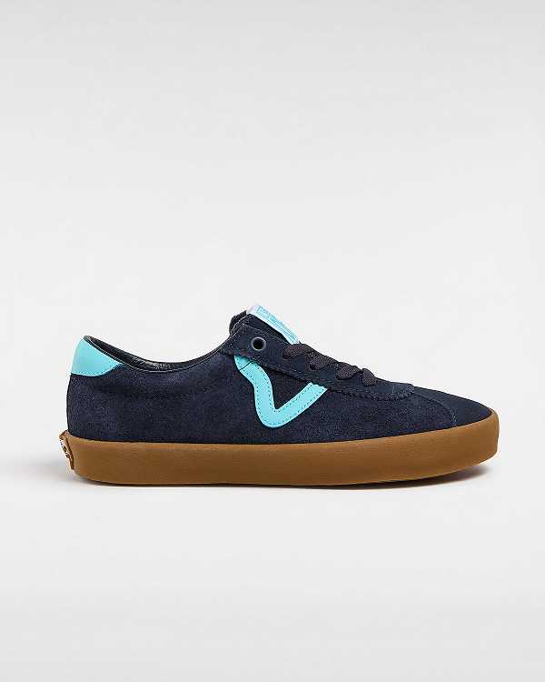 Men Vans Sport Low Sneakers Blue Malaysia | VN7634819
