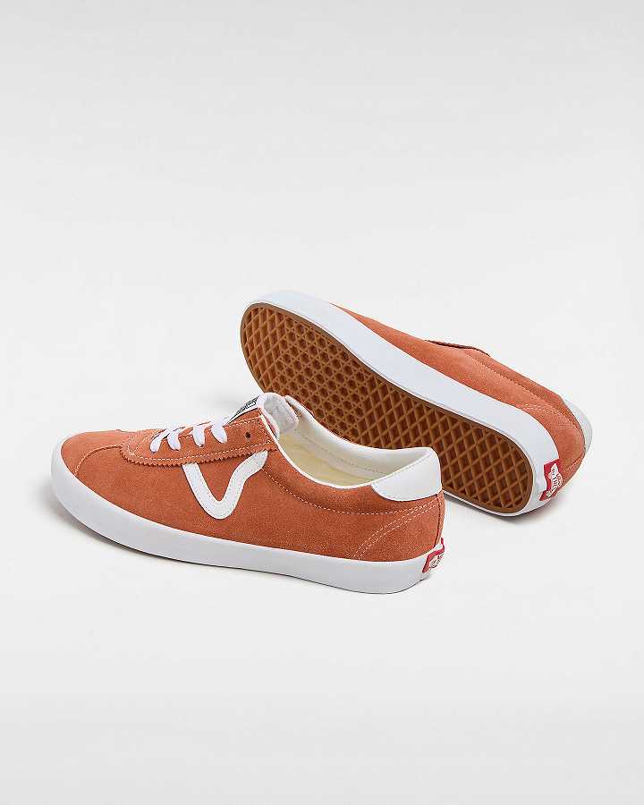 Men Vans Sport Low Sneakers Orange Malaysia | VN8715346