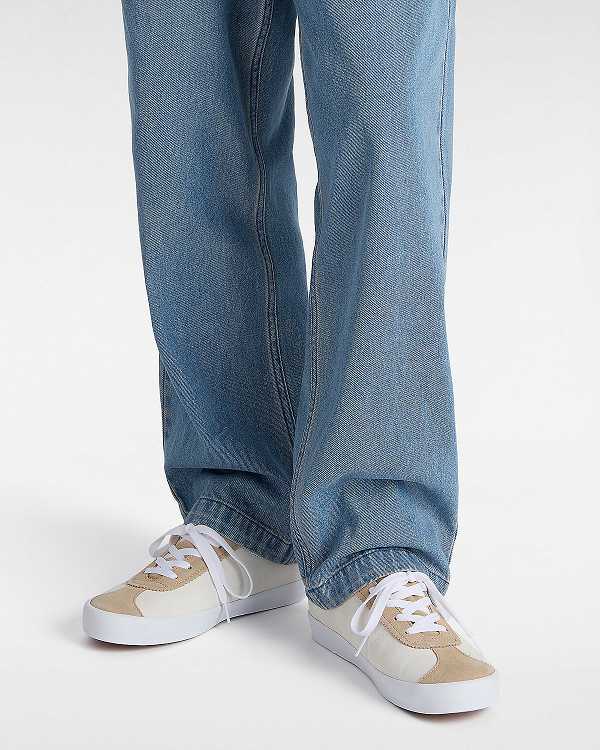 Men Vans Sport Low Suede Sneakers Beige Malaysia | VN9082713