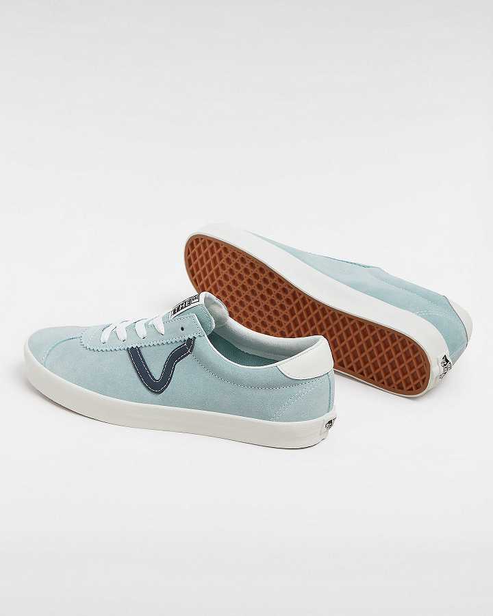 Men Vans Sport Low Suede Sneakers Blue Malaysia | VN3968170