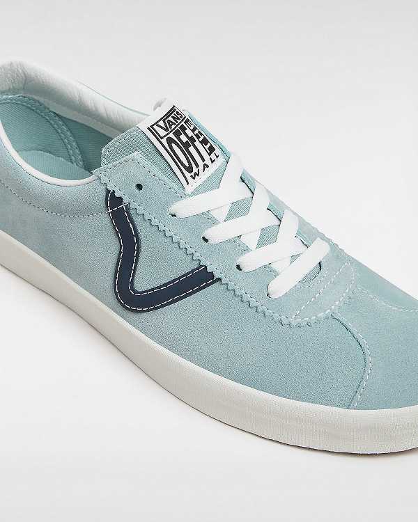 Men Vans Sport Low Suede Sneakers Blue Malaysia | VN3968170