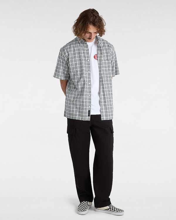 Men Vans Spray On T Shirts White Malaysia | VN1298304