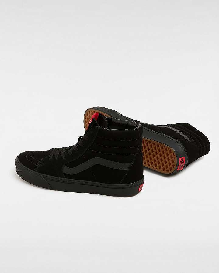 Men Vans Suede Sk8-Hi Sneakers Black Malaysia | VN8490571
