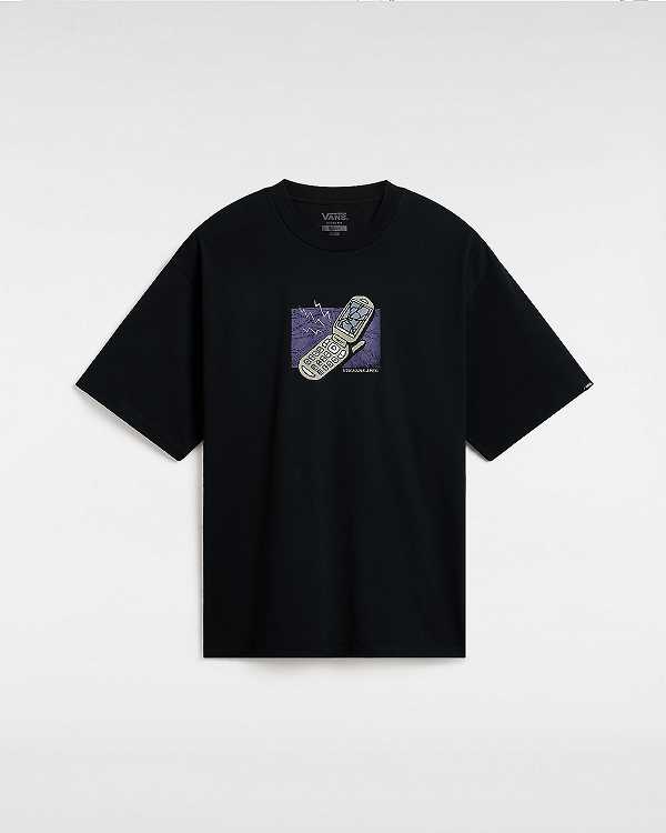 Men Vans Take The Call T Shirts Black Malaysia | VN9637251