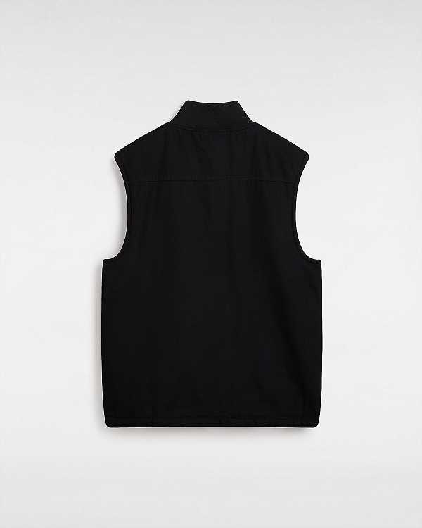 Men Vans Talbot Reversible Vest Black Malaysia | VN3824961