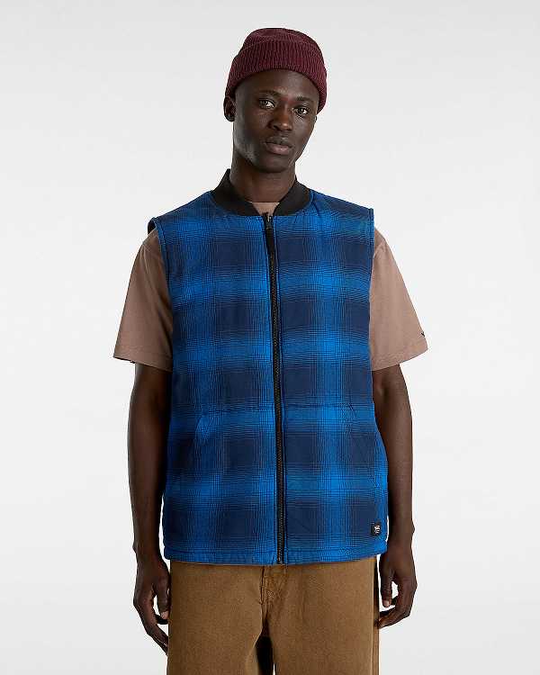 Men Vans Talbot Reversible Vest Black Malaysia | VN3824961
