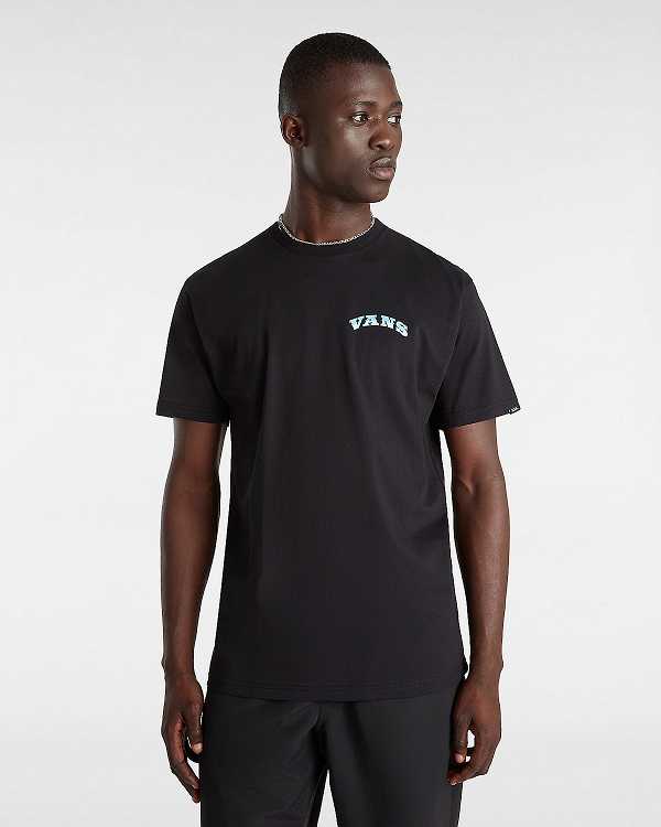 Men Vans True Waves T Shirts Black Malaysia | VN0356412