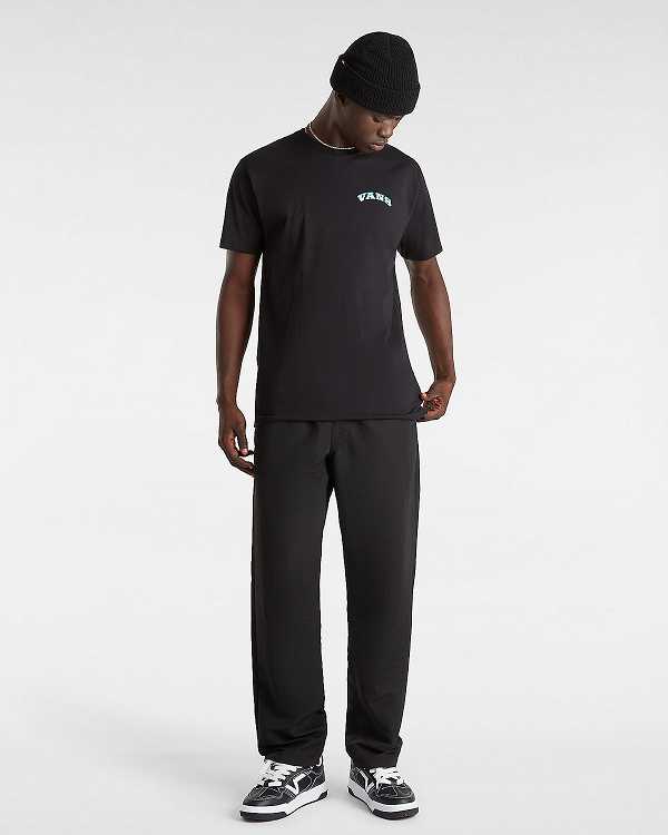 Men Vans True Waves T Shirts Black Malaysia | VN0356412