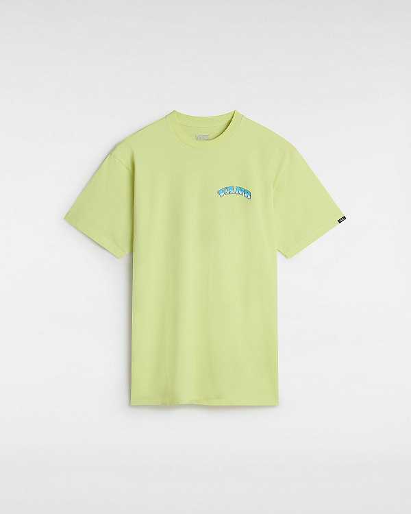 Men Vans True Waves T Shirts Yellow Malaysia | VN5496087