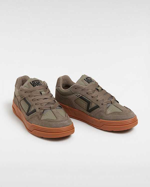 Men Vans Upland Suede Sneakers Brown Malaysia | VN2145973