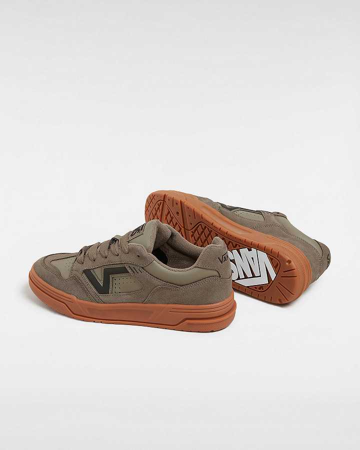 Men Vans Upland Suede Sneakers Brown Malaysia | VN2145973