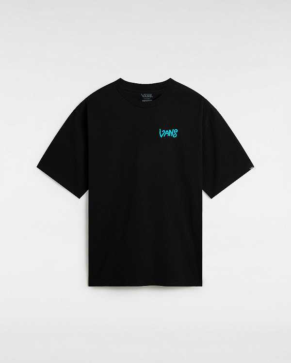 Men Vans V Hand Loose T Shirts Black Malaysia | VN6943801