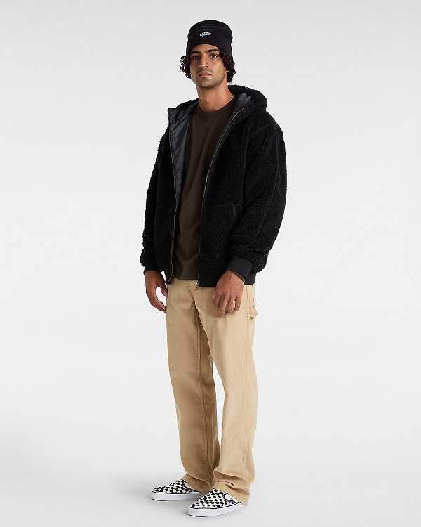 Men Vans Whittle Jacket Black Malaysia | VN8795620