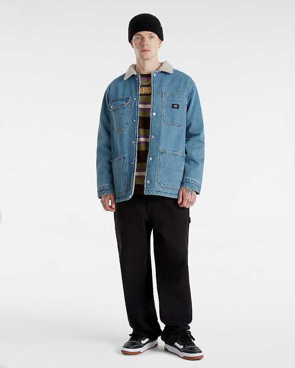 Men Vans Wilton Long Sleeve Knit T Shirts Green Malaysia | VN9265347