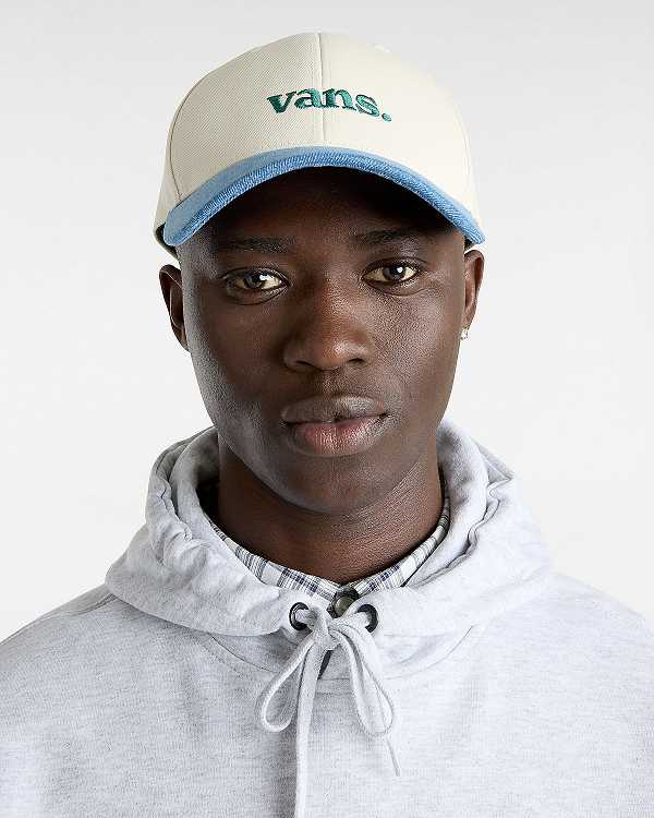 Unisex Vans 66 Structured Jockey Hats White Malaysia | VN8753960