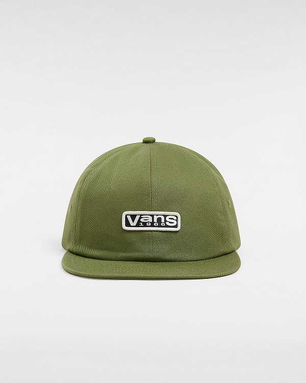 Unisex Vans Cushman Jockey Hats Green Malaysia | VN4178930