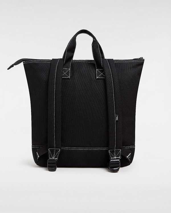 Unisex Vans Daily Backpacks Black Malaysia | VN2391674