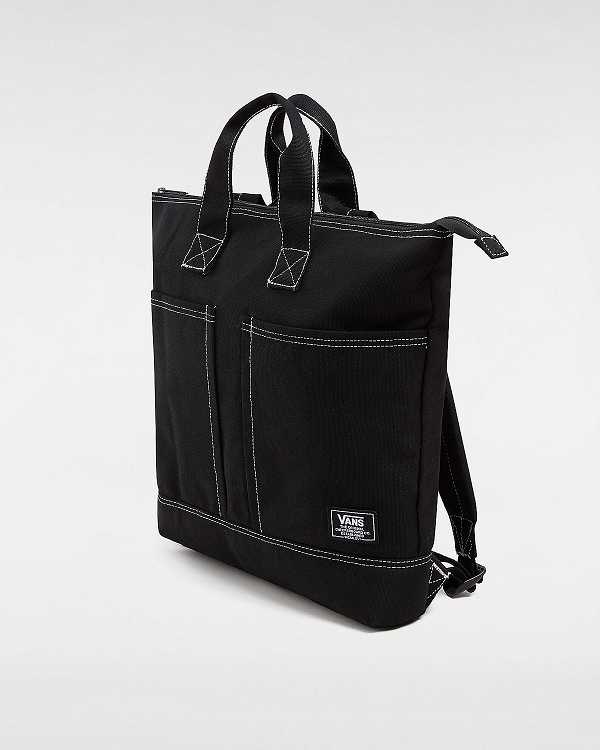 Unisex Vans Daily Backpacks Black Malaysia | VN2391674