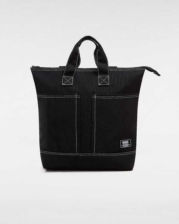Unisex Vans Daily Backpacks Black Malaysia | VN2391674