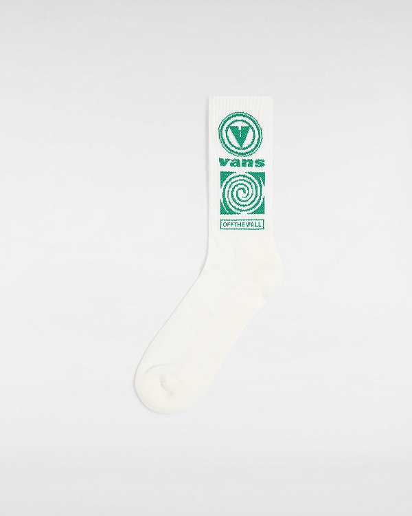 Unisex Vans Faster Crew (1 pair) Socks White Malaysia | VN8395714