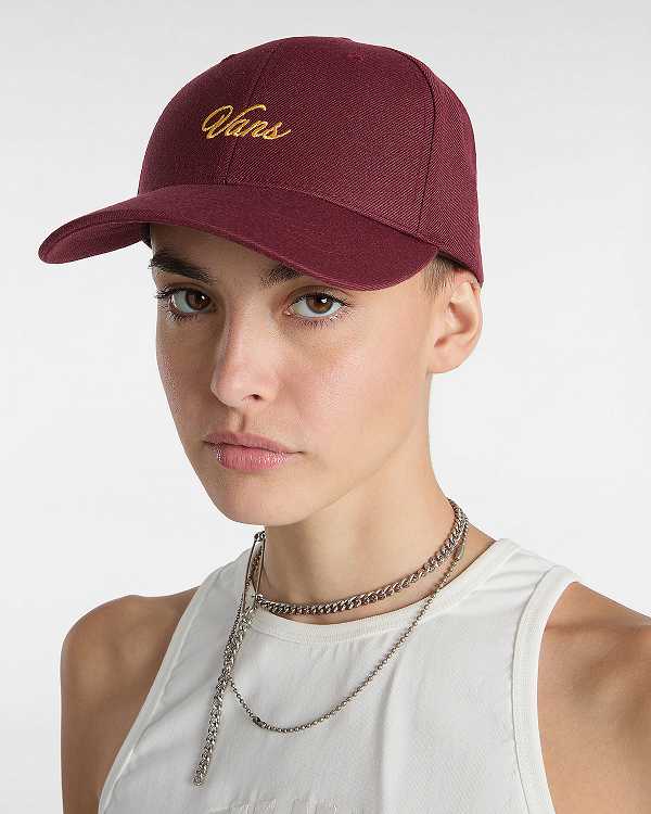 Unisex Vans Fresh Script Structured Jockey Hats Brown Malaysia | VN6250318