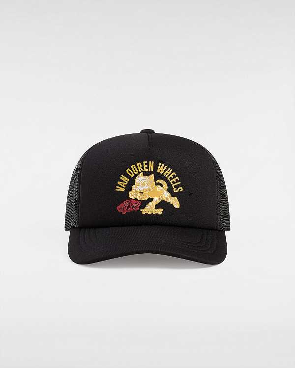 Unisex Vans GFX Curved Bill Hats Black Malaysia | VN2863041