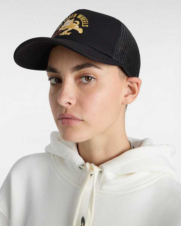 Unisex Vans GFX Curved Bill Hats Black Malaysia | VN2863041
