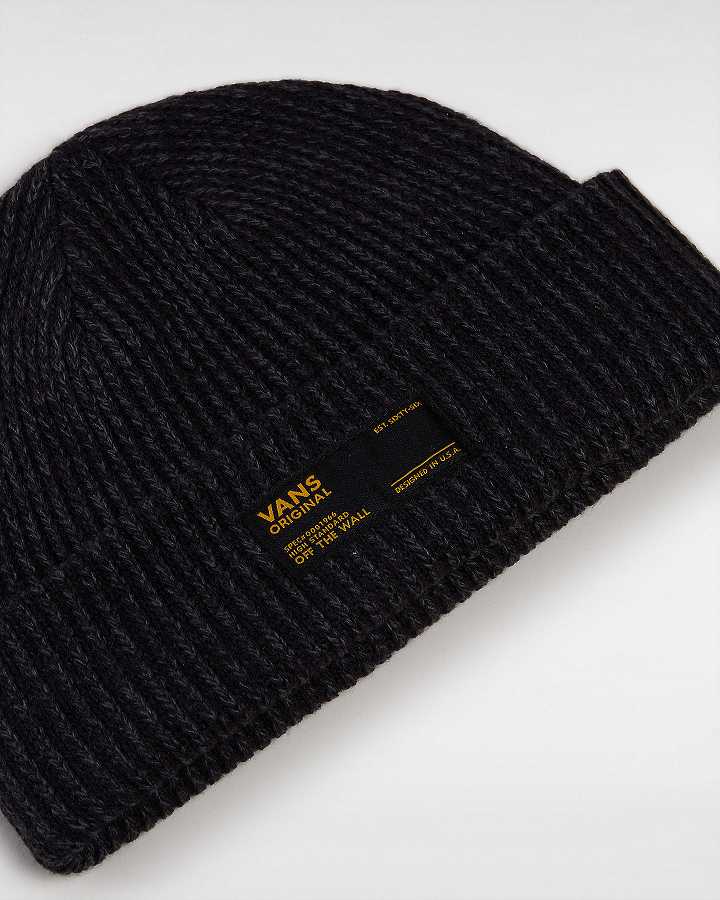 Unisex Vans Hamlin Cuff Beanie Black Malaysia | VN4259763