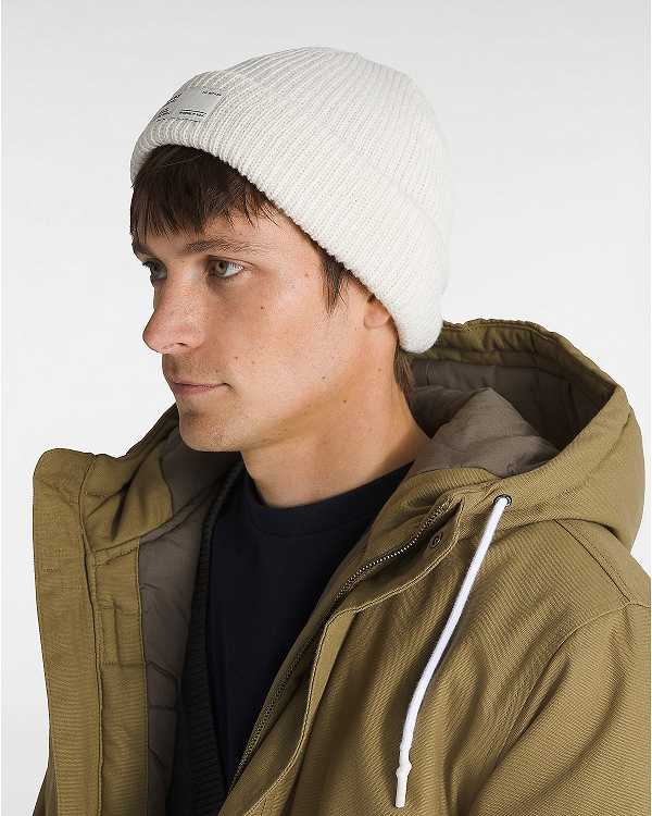 Unisex Vans Hamlin Cuff Beanie White Malaysia | VN1768450