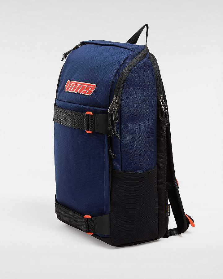 Unisex Vans Obstacle Backpacks Blue Malaysia | VN2839617