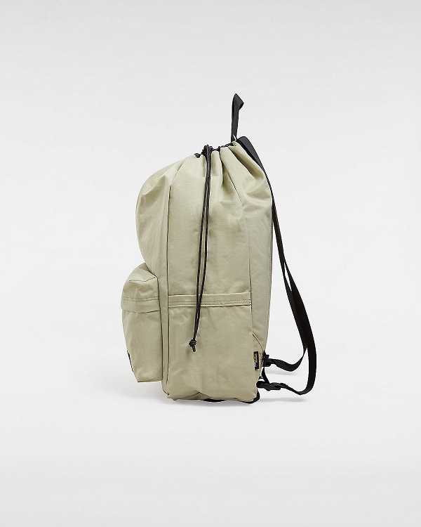 Unisex Vans Old Skool Cinch Backpacks Beige Malaysia | VN5804219
