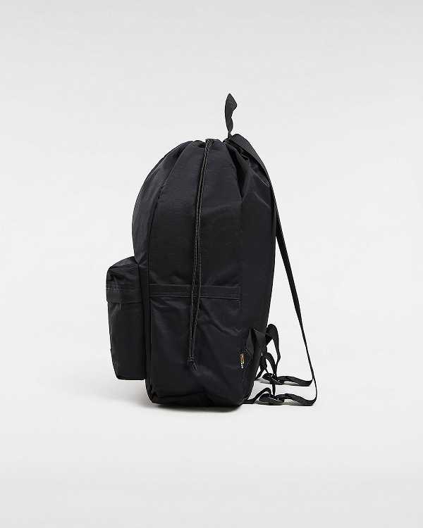 Unisex Vans Old Skool Cinch Backpacks Black Malaysia | VN7042893