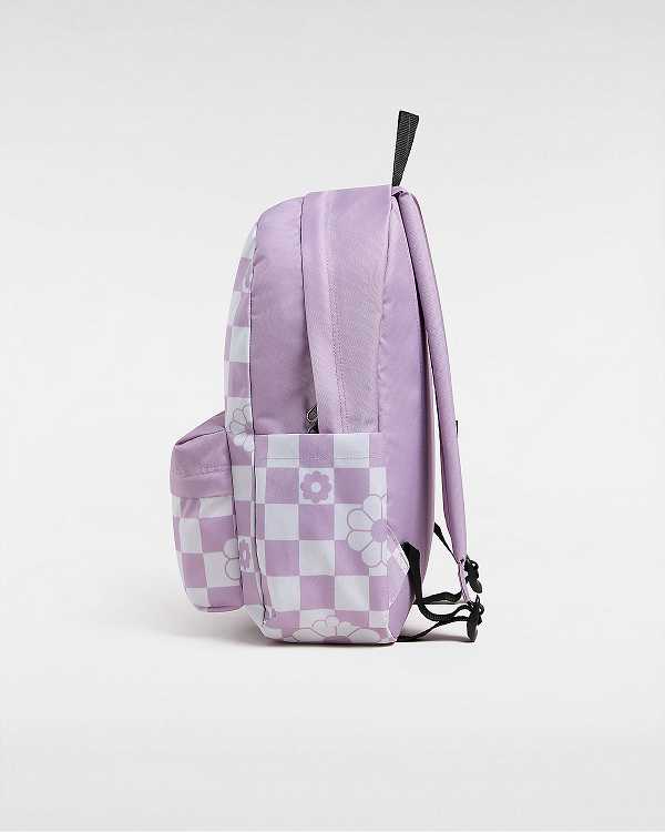 Unisex Vans Old Skool Classic Backpacks Purple Malaysia | VN6318405