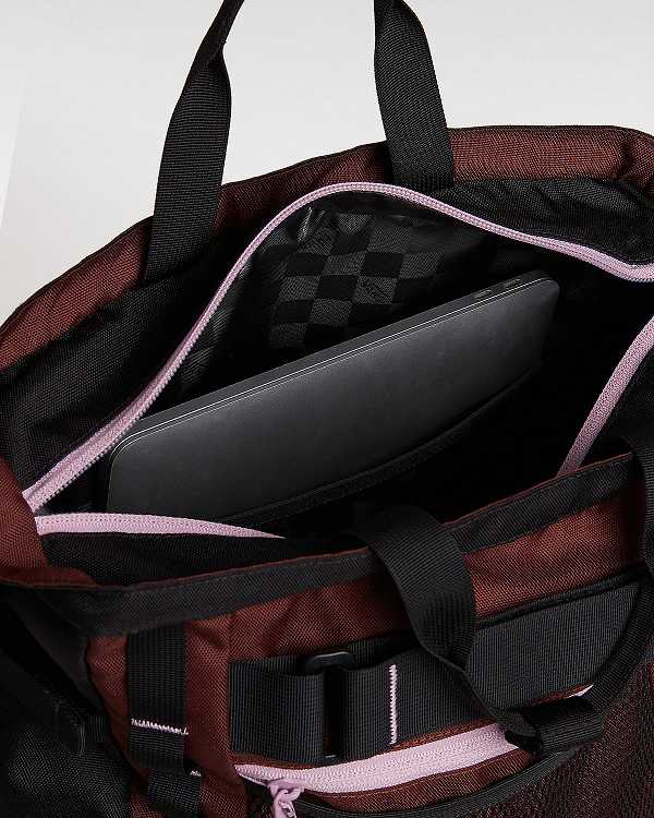 Unisex Vans Sherwin Backpacks Brown Malaysia | VN4298371