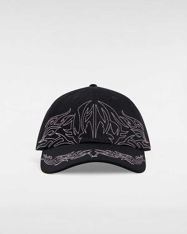 Unisex Vans Skate Tribe Structured Jockey Hats Black Malaysia | VN1203547