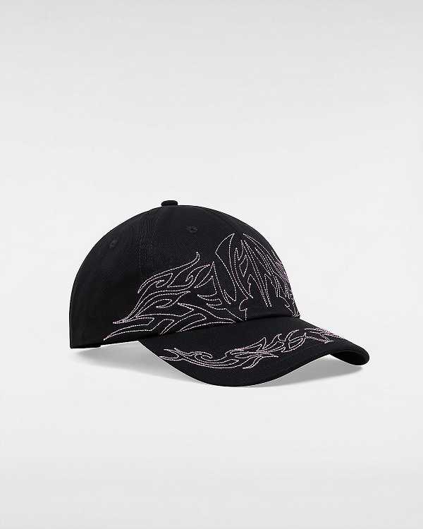 Unisex Vans Skate Tribe Structured Jockey Hats Black Malaysia | VN1203547