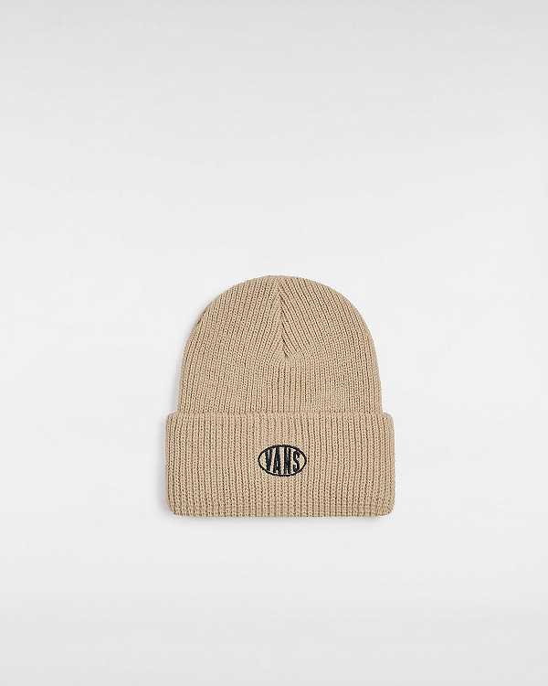 Unisex Vans Spray On Cuff Beanie Beige Malaysia | VN8914203