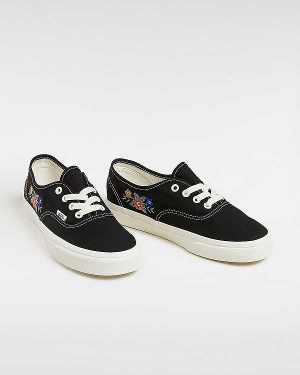Women Vans Authentic Sneakers Black Malaysia | VN9206531