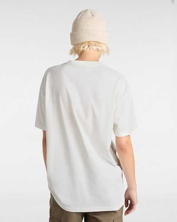 Women Vans Birdbath T Shirts White Malaysia | VN2695173