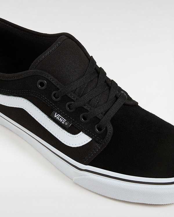 Women Vans Chukka Low Sidestripe Skate Shoes Black Malaysia | VN8142573
