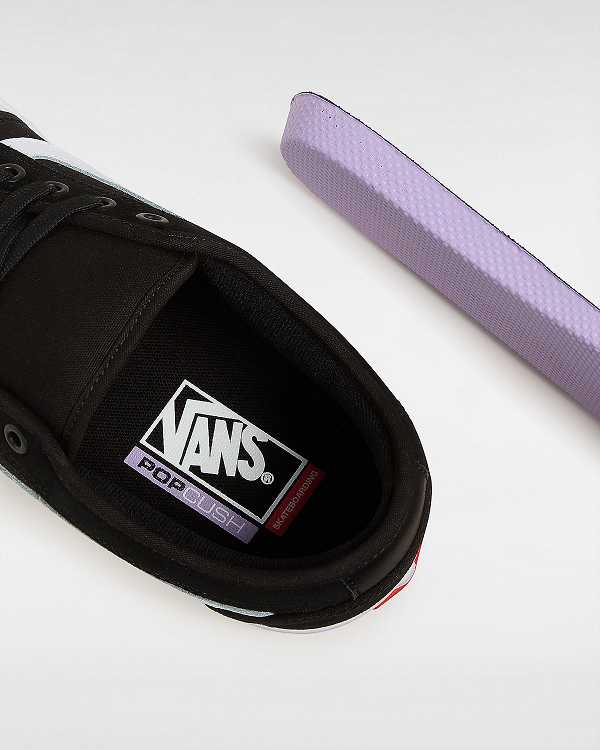 Women Vans Chukka Low Sidestripe Skate Shoes Black Malaysia | VN8142573