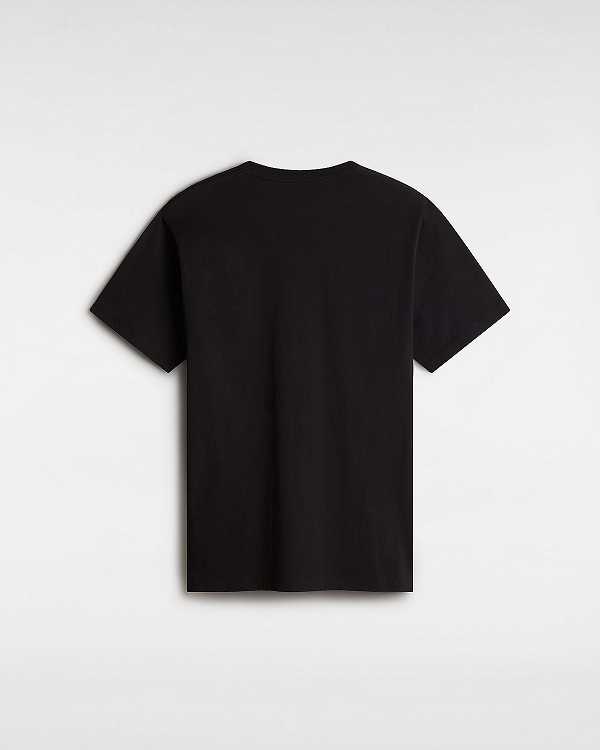 Women Vans Classic T Shirts Black Malaysia | VN6128597