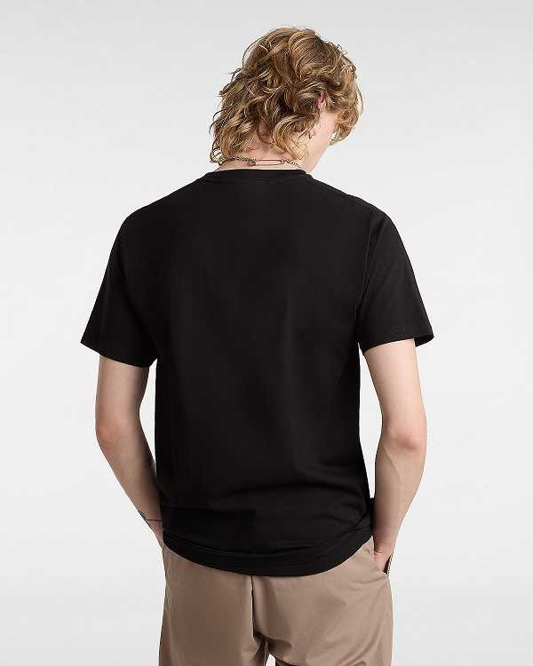 Women Vans Classic T Shirts Black Malaysia | VN6128597