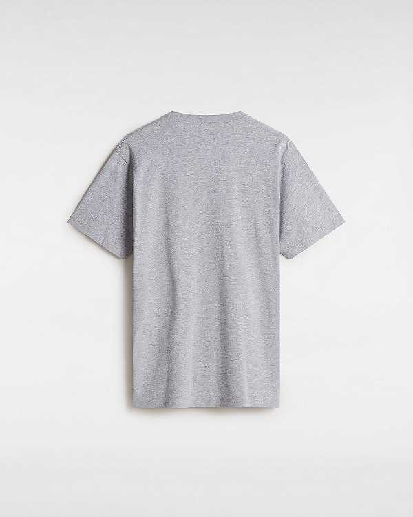 Women Vans Classic T Shirts Grey Malaysia | VN7519836