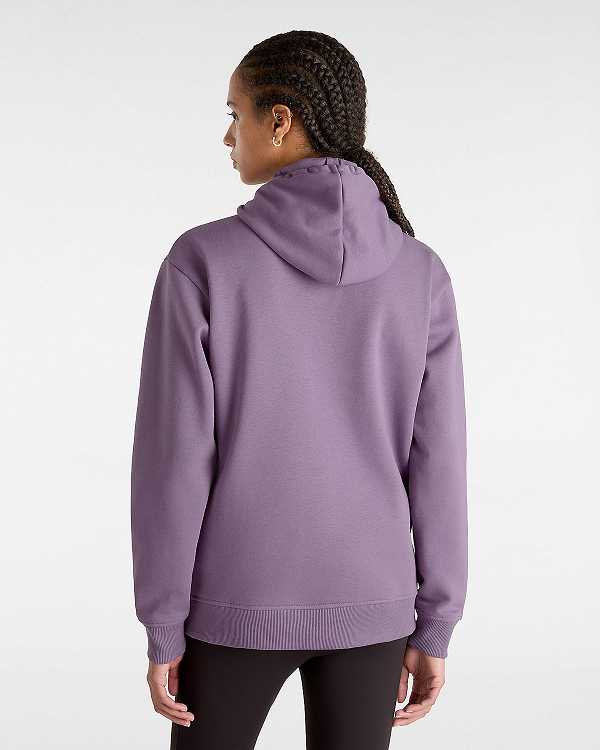 Women Vans Classic V Boyfriend Fit Hoodie Purple Malaysia | VN6975438