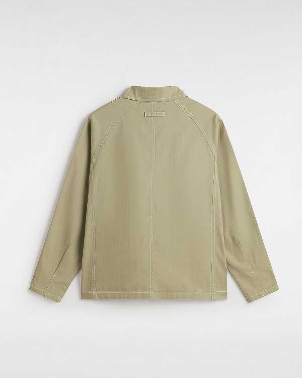 Women Vans Codey Utility Coat Beige Malaysia | VN6793124