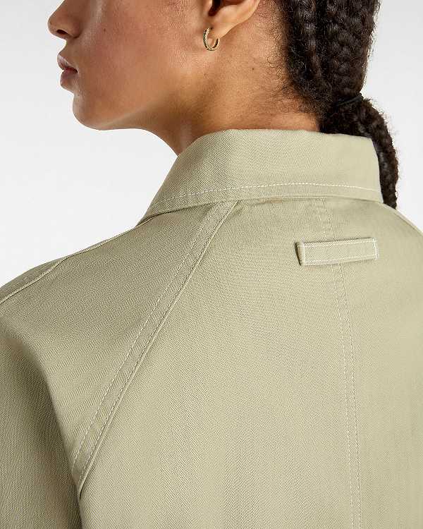 Women Vans Codey Utility Coat Beige Malaysia | VN6793124