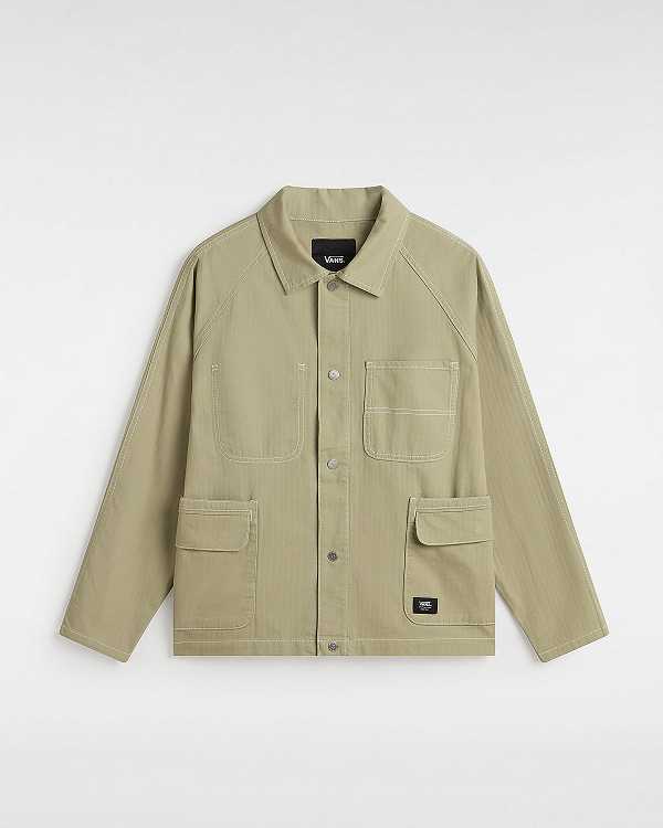 Women Vans Codey Utility Coat Beige Malaysia | VN6793124